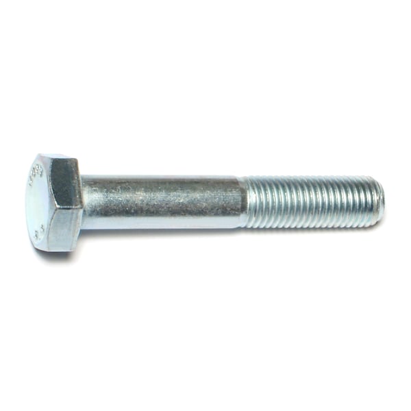 Midwest Fastener Class 8.8, M10-1.25 Hex Head Cap Screw, Zinc Plated Steel, 60 mm L, 10 PK 53546 - main